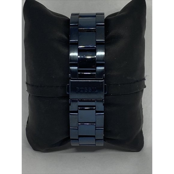 Fossil Perfect Boyfriend ES4093 Women Navy Blue Ba - Picture 6 of 12